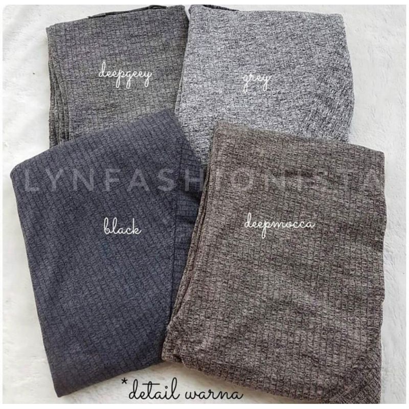 LYNFASHIONISTA-KARDIGAN WANITA MUSLIM RAJUT LAYER PREMIUM/LARISSA