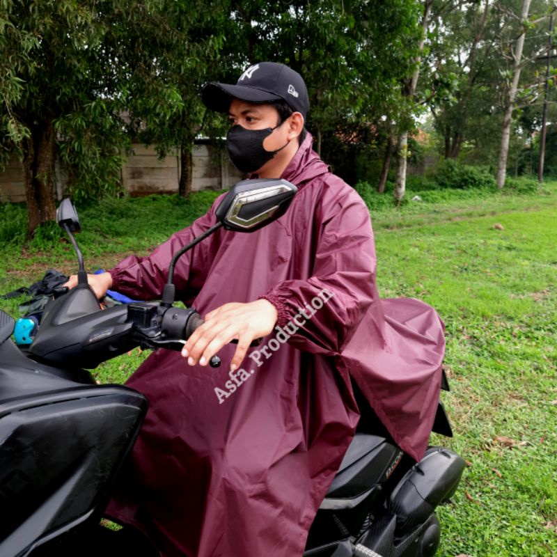 RAINCOAT, JAS HUJAN PONCO LENGAN/KELELAWAR DEWASA PRIA WANITA