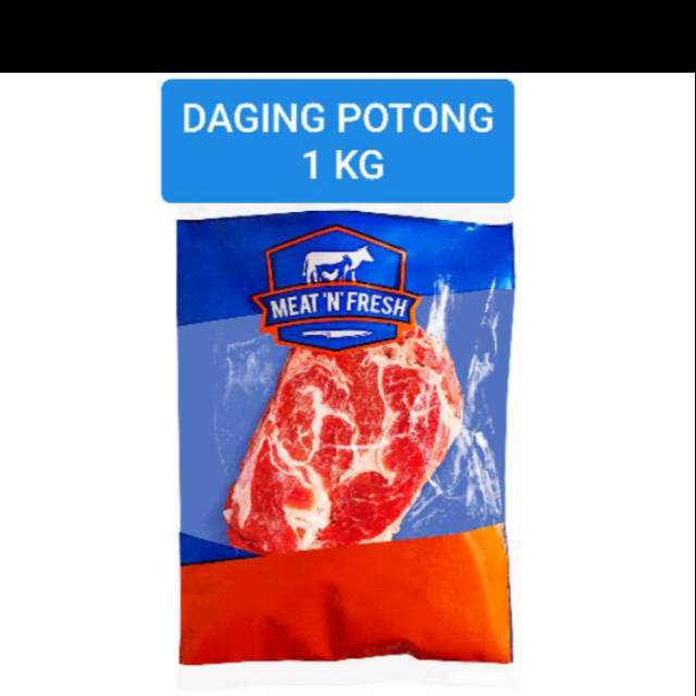 

Daging potong 1kg