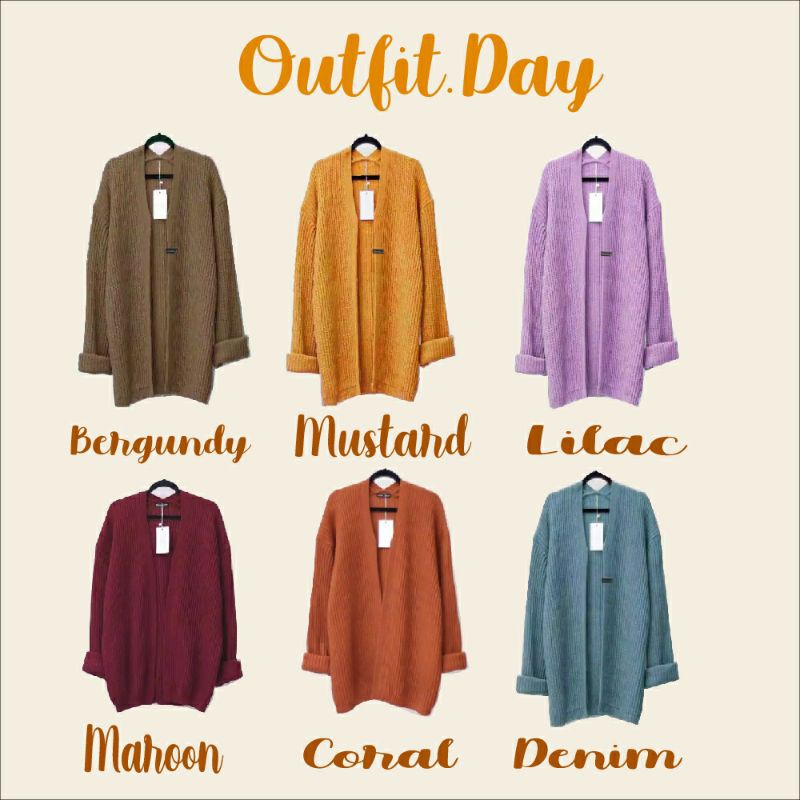 Cardigan Rajut Wanita Oversize Bershka / Cardigan Rajut Oversize Premium