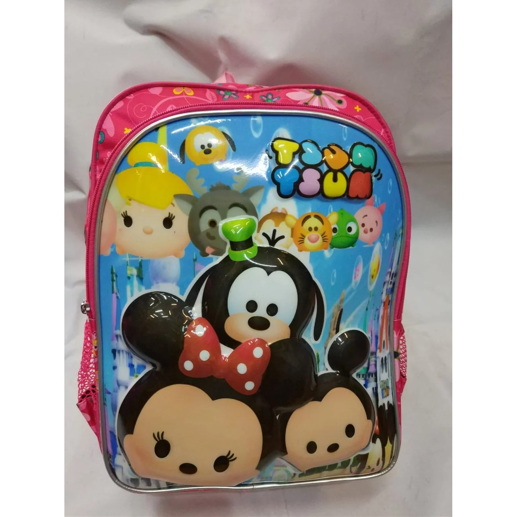 Tas ANAK SEKOLAH SD RANSEL TSUM TSUM 00532. EMBOSS MIKA TIMBUL. DARENA BAGS BANDUNG