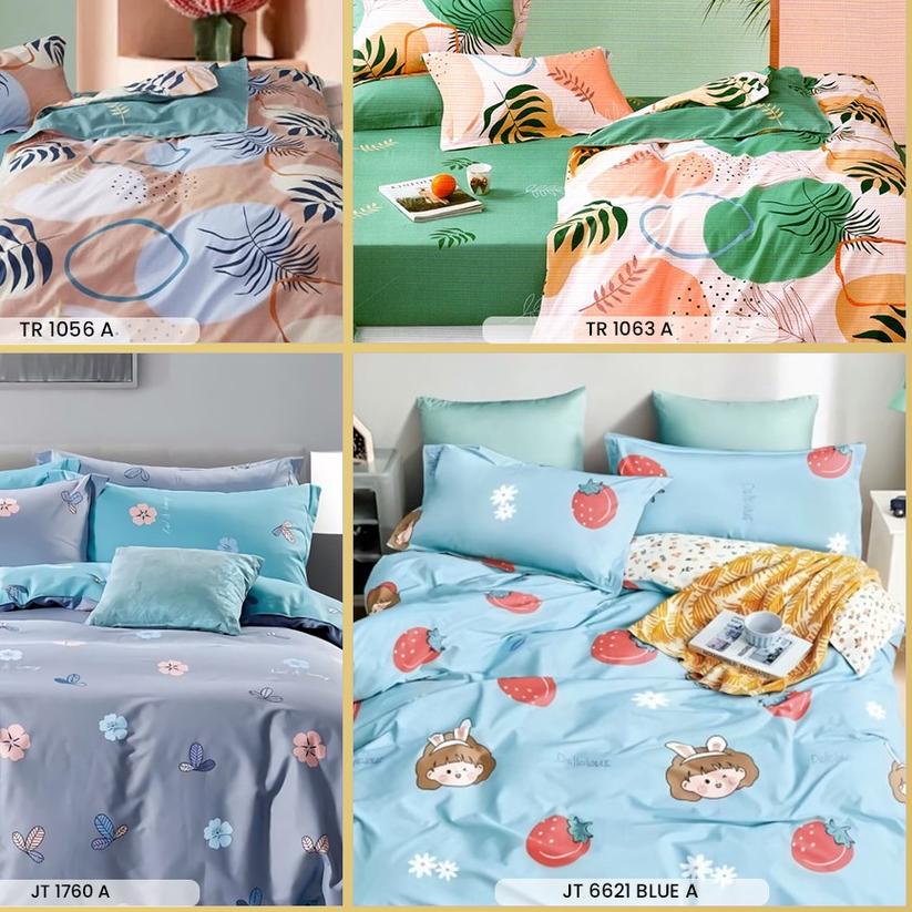 ✦ KAIN SPREI KATUN JEPANG SPREI MOTIF DAUN LEBAR 250 METERAN 100% ORIGINAL PART 1 ♟