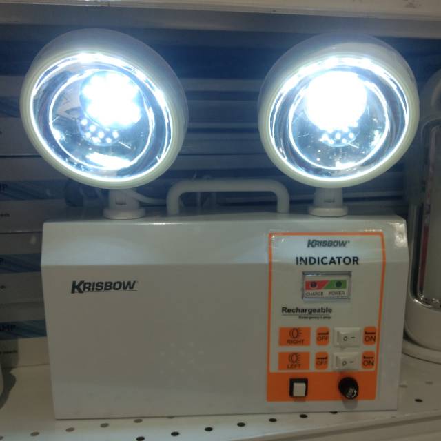 Jual KRISBOW EMERGENCY LAMP 2X12 UNIT LED Lampu Darurat Indonesia ...