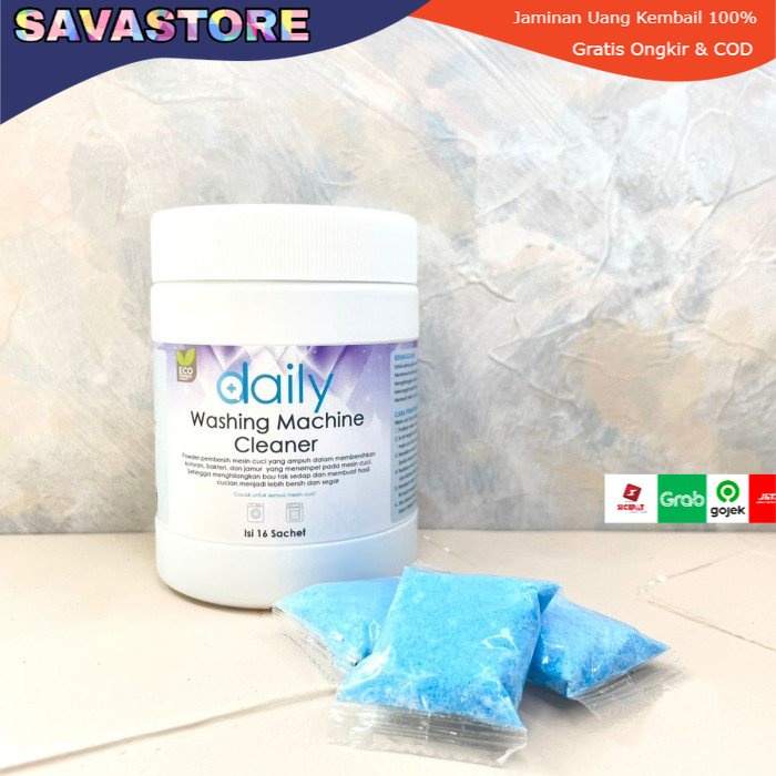 PEMBERSIH MESIN CUCI BUBUK SERBUK DAILY WASHING MACHINE CLEANER POWDER