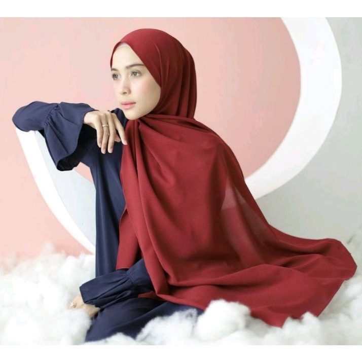 Jilbab segi empat syar'i Jumbo 150X150