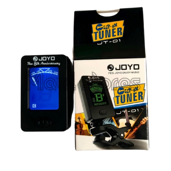 Tuner Gitar Joyo JT-01 Alat Nyetem Nada Gitar Termasuk Baterai