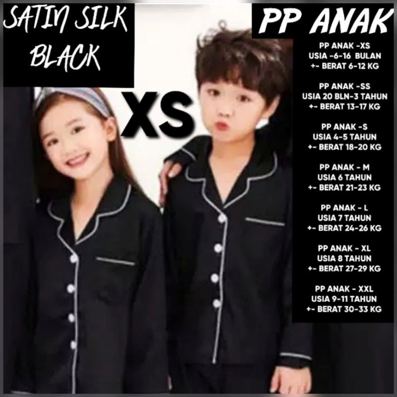 PIYAMA COUPLE LENGAN PANJANG SATIN SILK POLOS SET CELANA BAJU TIDUR PASANGAN KELUARGA