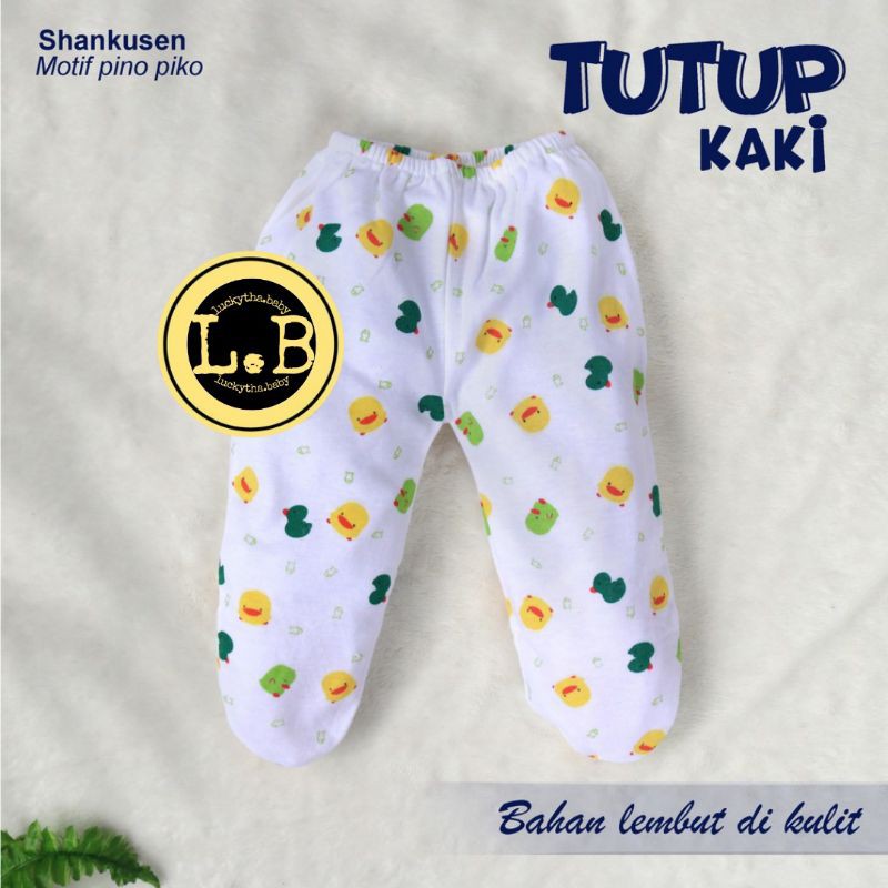 3pcs_ SHANKUSEN celana panjang tutup kaki bayi motif duck/ celana tutup kaki / celana pjg shankusen