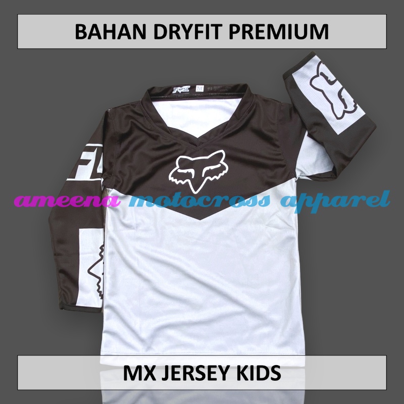 Jersey Cross Anak - Jersey Trail Anak - Jersey Premium Dryfit - Jersey Motocross - Jersey Trabas Anak - Jersey Adventure - FO017