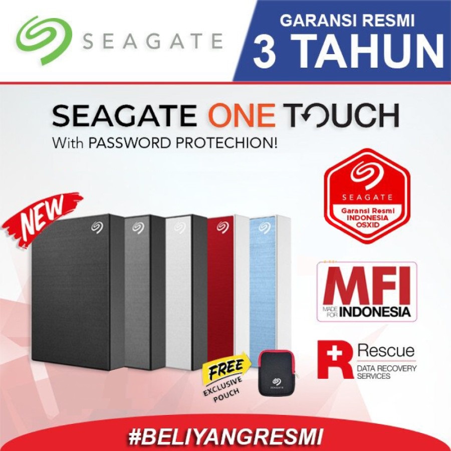 Seagate One Touch 4TB - HDD / HD / Hardisk External 2.5&quot;