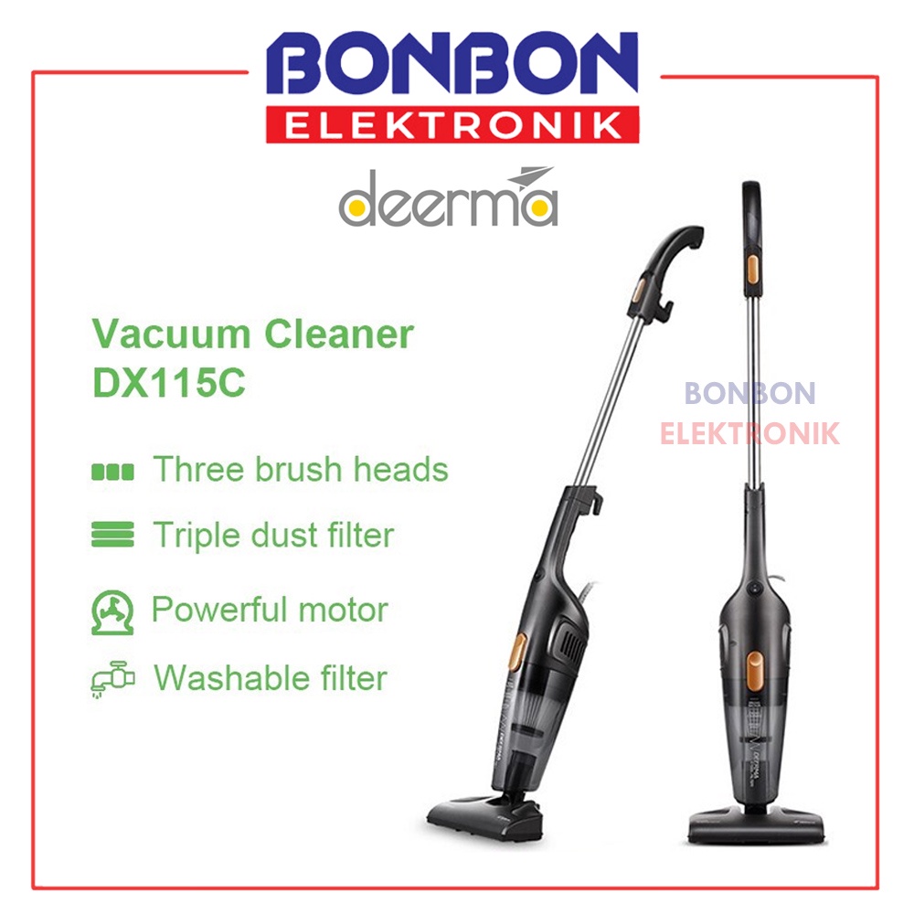 Deerma DX115C Portable Handheld Vacuum Cleaner Household Silent Strong