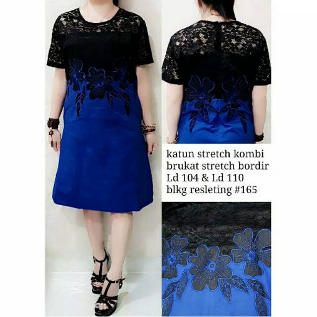 Dress katun stretch