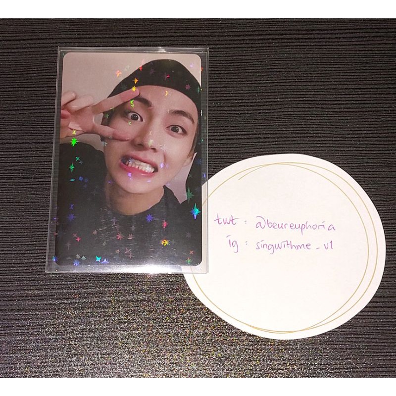 Photocard PC Love Yourself DVD Europe LY EU BTS Taehyung V