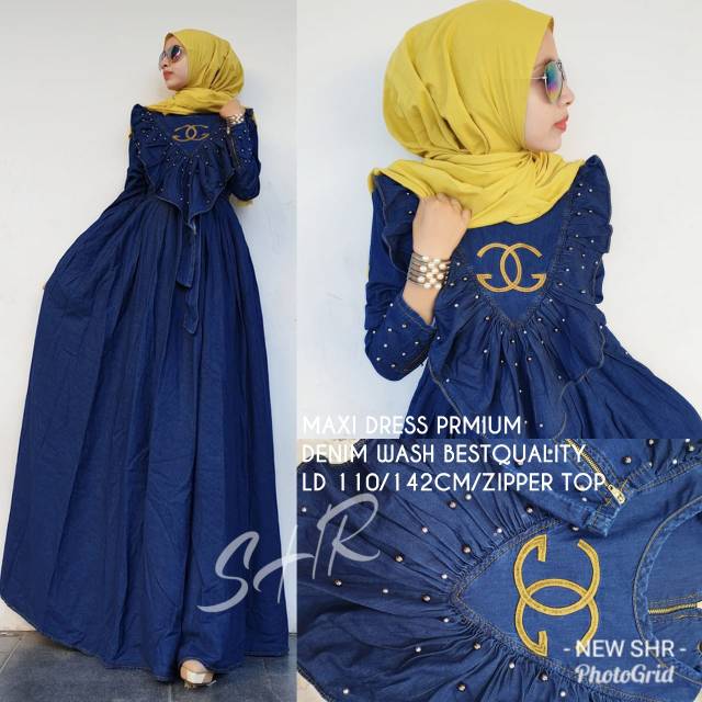 Maxi dress premium chanel SHR