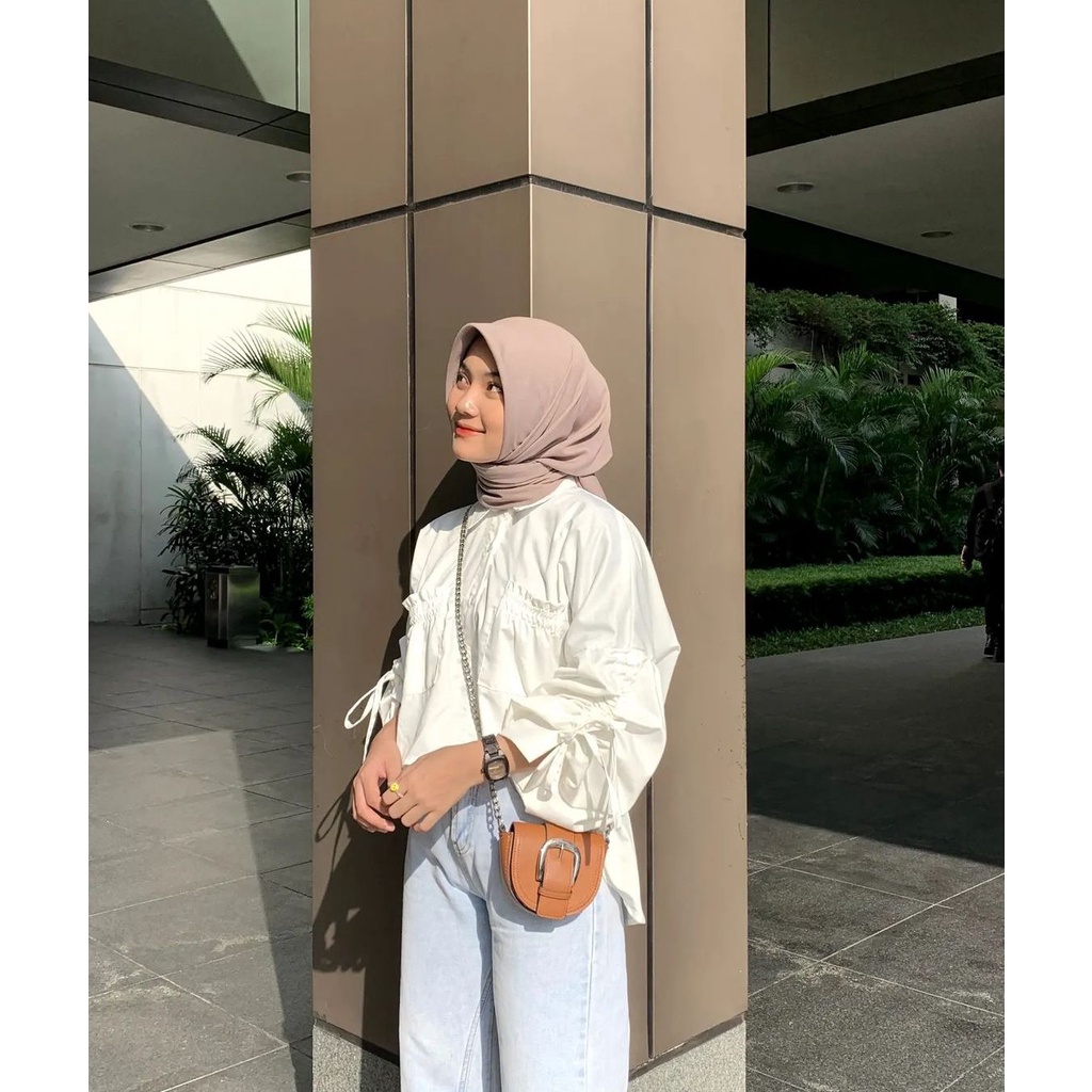 Seorina Blouse / Blouse Katun Poplin Premium / Atasan katun poplin