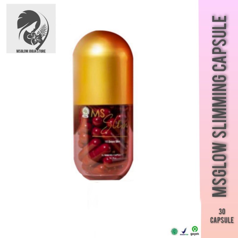 Ms Glow Slimming Capsule - Weight loss | fast blocker | fast burn ( Ms slim by msglow jogja store )