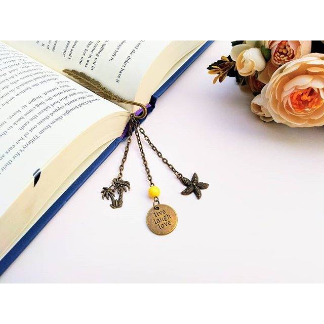 

Happy Beach Bookmark Pembatas Buku Vintage