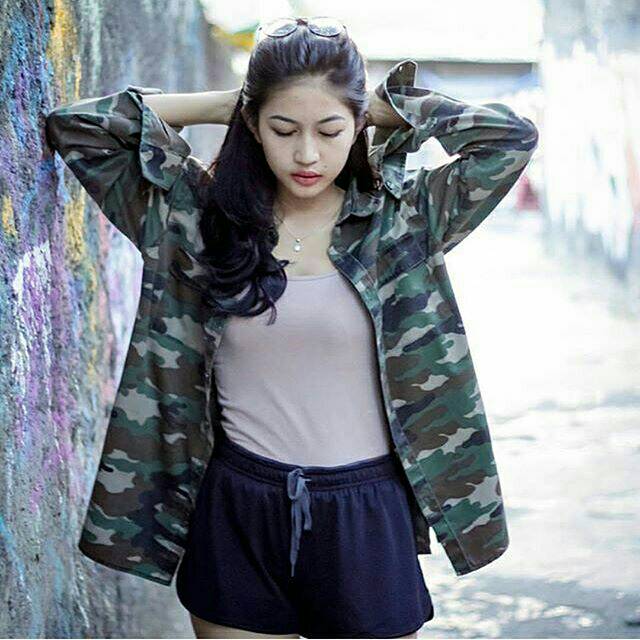 Jaket army cewek/cowok
