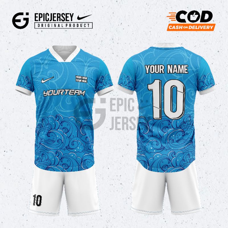 JERSEY FUTSAL FULL PRINTING CUSTOM NAMA, NO, LOGO, TEAM, JERSEY BERKUALITAS MURAH / JERSEY BOLA DESA