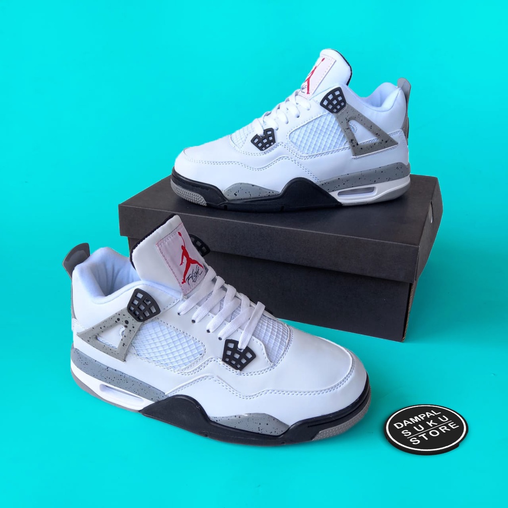 Nike Air Jordan 4 Retro White Cement Made In Vietnam