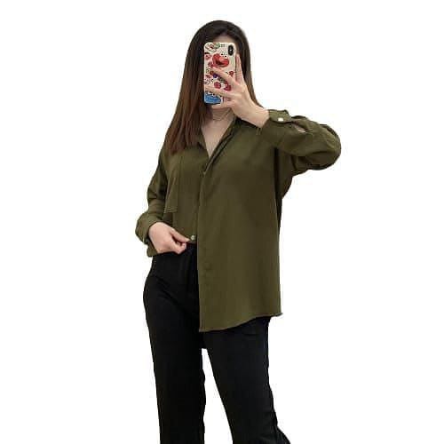 kemeja crop/hanin crop/kemeja crinkle