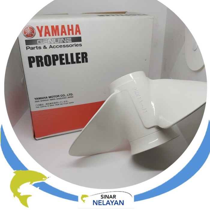 Propeller/baling/kipas msn tempel Yamaha 15pk ukuran 11in. Asli Yamaha