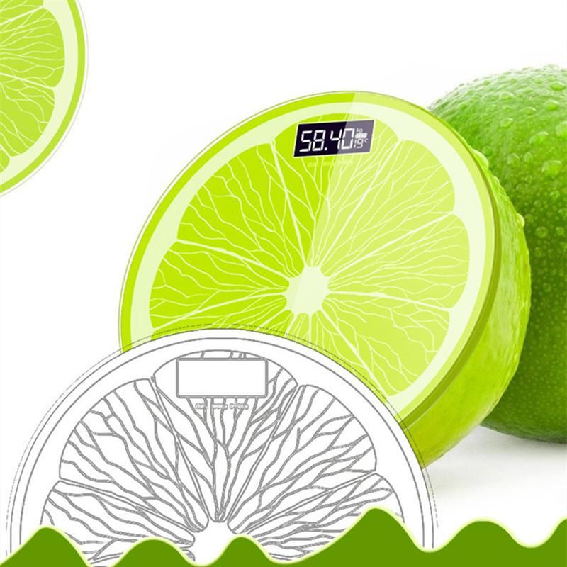 Timbangan Badan Digital Motif Buah jeruk GSE