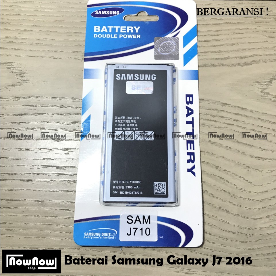 Baterai Samsung Galaxy J7 2016 J710 Original Batre Batrai Battery HP SEIN