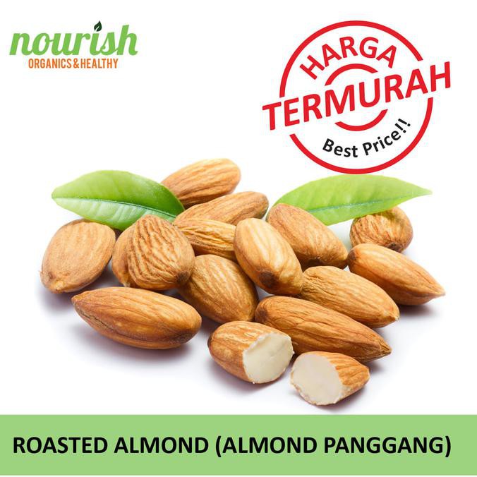 

ENAK Almond Panggang Original (Roasted Almond Plain) 1kg BANYAK RASA