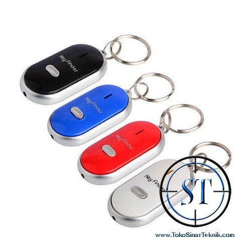 Gantungan Kunci Unik Siul Key Finder Whistle On Of Led Hilang Motor Mobil