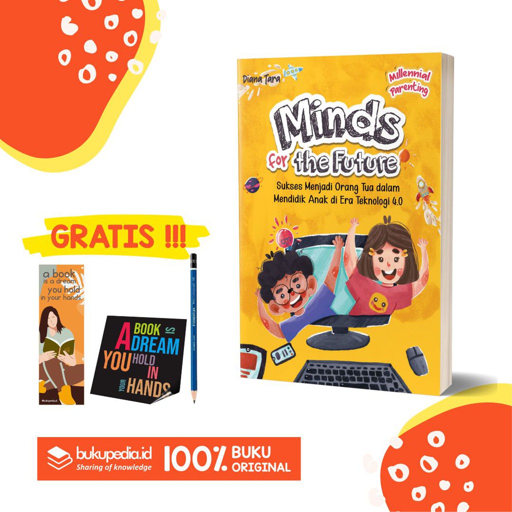 

BUKU MINDS FOR THE FUTURE - BRILLIANT - BONUS PENSIL 2B, BOOKMARK, STIKER