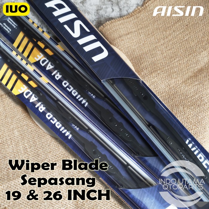 Wiper Mobil Honda New Accord AISIN Sepasang 19-26&quot; ORIGINAL