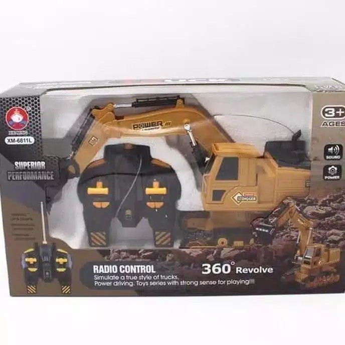 RC TRUCK DIGGER 6811L SUPERIOR - REMOTE CONTROL EXCAVATOR BEKO