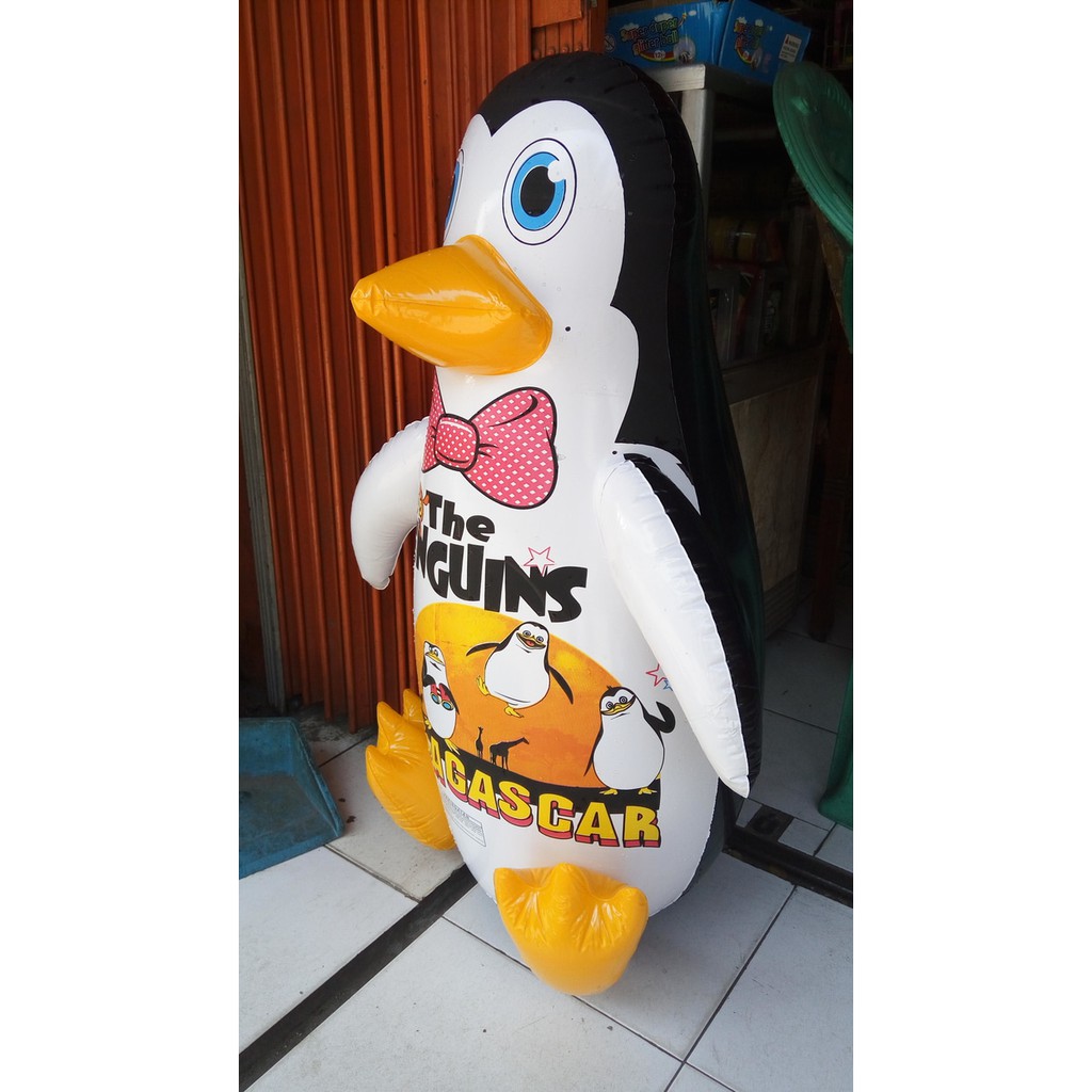 BALON PINGUIN TINJU BESAR 75CM BALON SAMSAK MAINAN ANAK MURAH