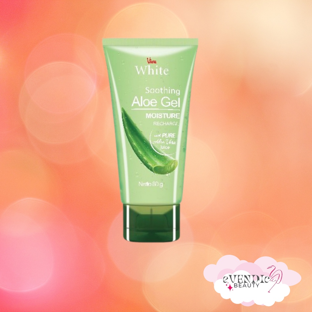 VIVA Soothing Aloe Gel Moisture 80g | gel lidah buaya aloevera HALAL [VIVA ALOE]