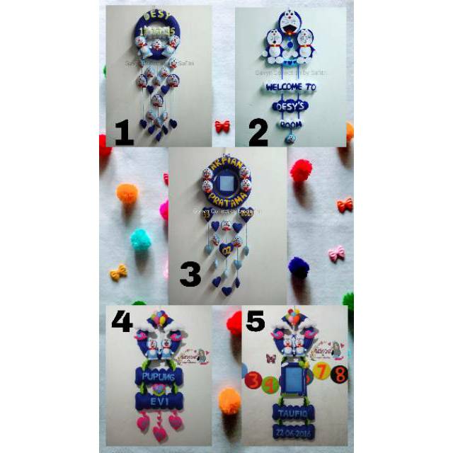 Hanging Door Doraemon Hiasan pintu Doraemon Hiasan dinding Doraemon Gantungan Doraemon Dekorasi
