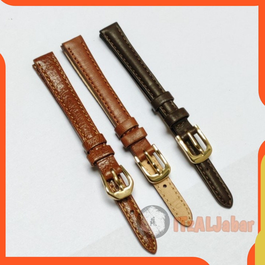 Tali jam tangan Kulit asli 10mm leather strap Tali jam kulit 10mm