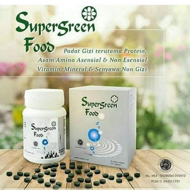 SUPER GREEN FOOD 150 Tabs KK INDONESIA MAKANAN SEL TUBUH