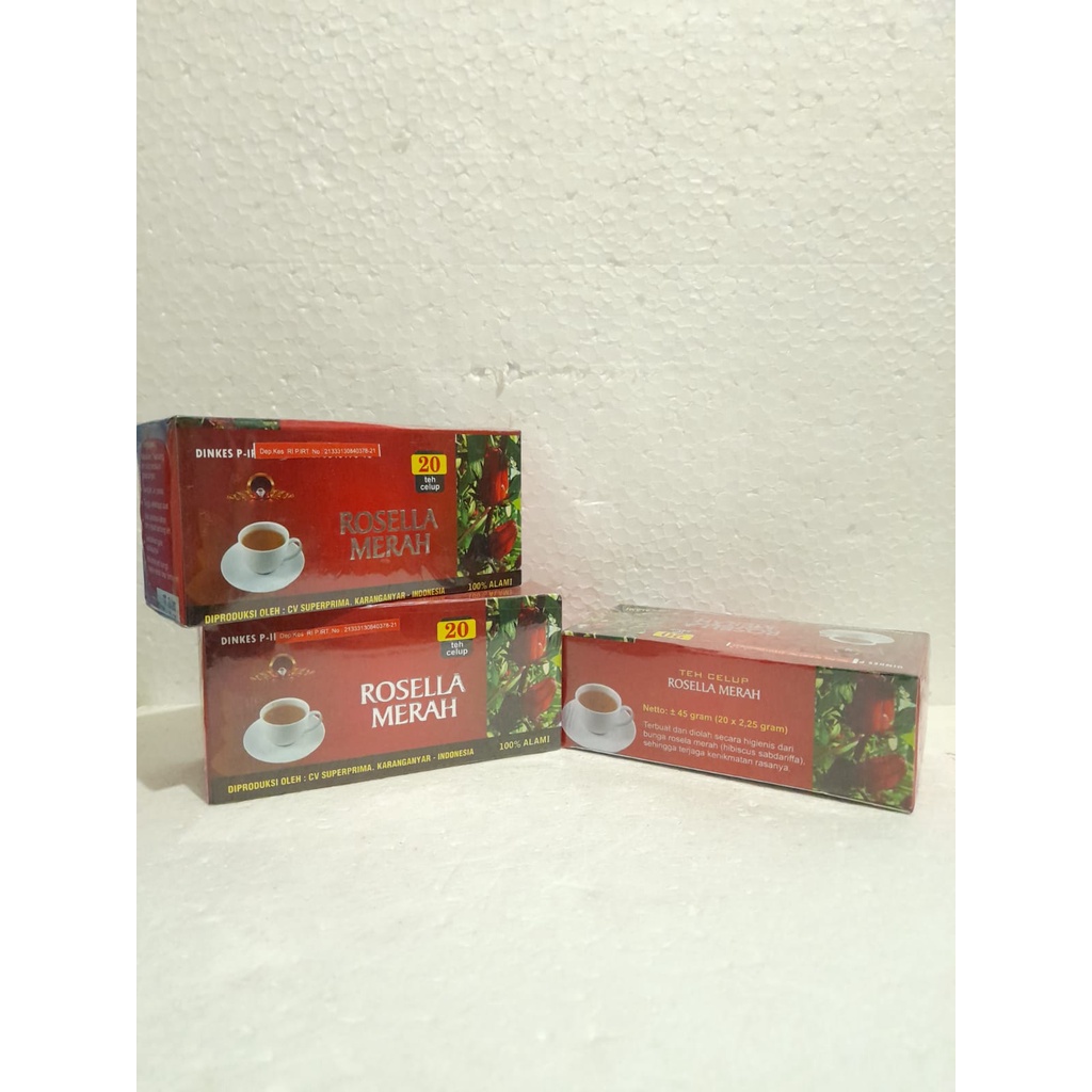 

TEH CELUP HERBAL ROSELLA MERAH SUPER PRIMA