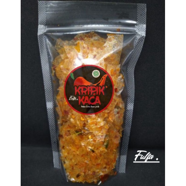 

keripik kaca pedas daun jeruk kualitas premium 70gram