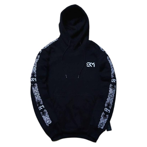 Jaket Sweater Hoodie SKM TAPED BATIK – Black Edition Fashion Trendy Casual Pria Good Brand Quality