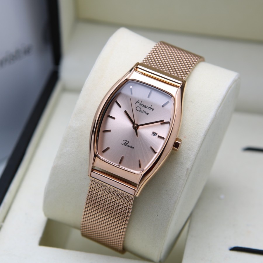 ALEXANDRE CHRISTIE AC 2939 FULL ROSEGOLD STAINLESS WANITA. ORIGINAL
