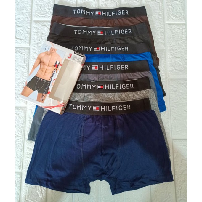 PROMO !!! 3 PCS BOXER PRIA TOMI || CELANA DALAM BOXER PRIA