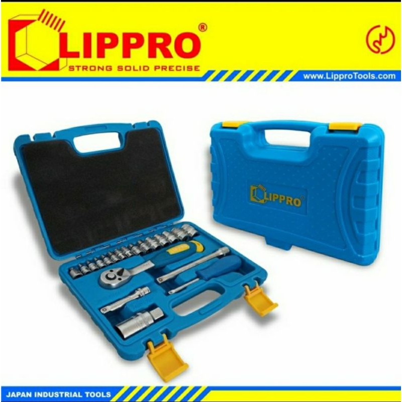 KUNCI SOK SET 21 PCS LIPPRO SOCKET SET 21PCS LIPRO