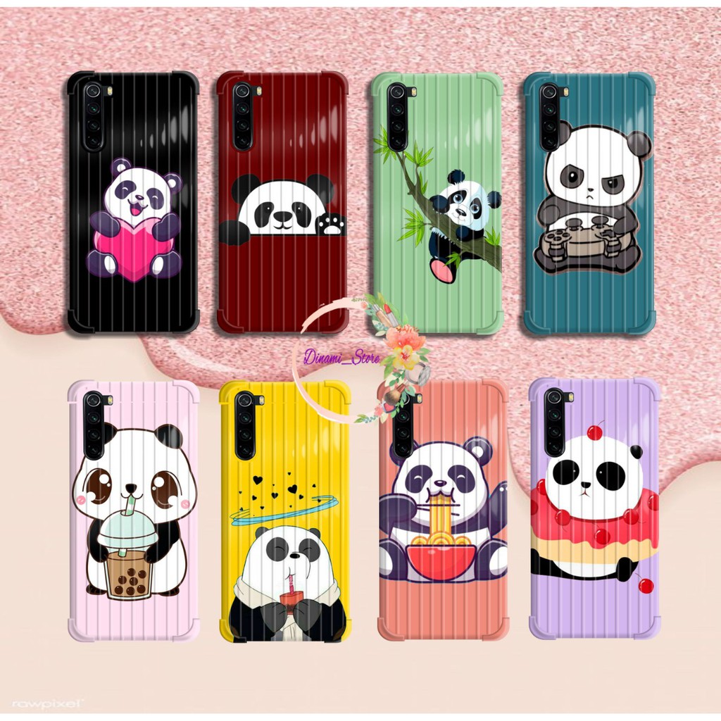 softcase cute panda oppo samsung vivo xiaomi realme all type DST1552