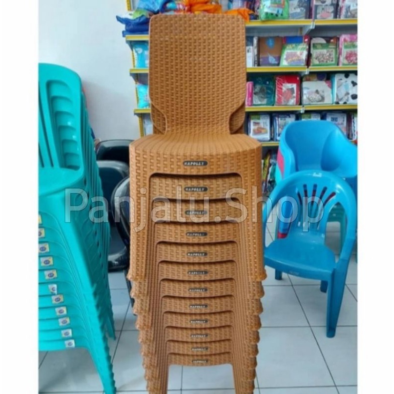 Kursi Sender Napolly Motif Rotan Plastik
