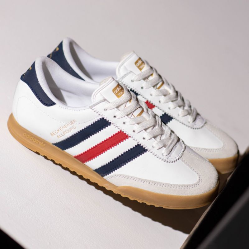 Adidas Beckenbauer &quot;White Collegiate Navy Red Sol Gum&quot;