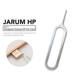 [RO ACC] JARUM TUSUK KARTU SIM EJECTOR HP PEMBUKA SIM TRAY HP ISI 10PCS