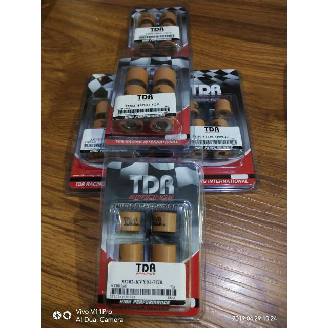 # TDR roller racing roller original tdr roller tdr mio vario beat aerox nmax pcx Genio, Freego, Fino, Fazzio dll