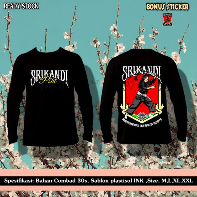 kaos Srikandi lengan panjang dan pendek